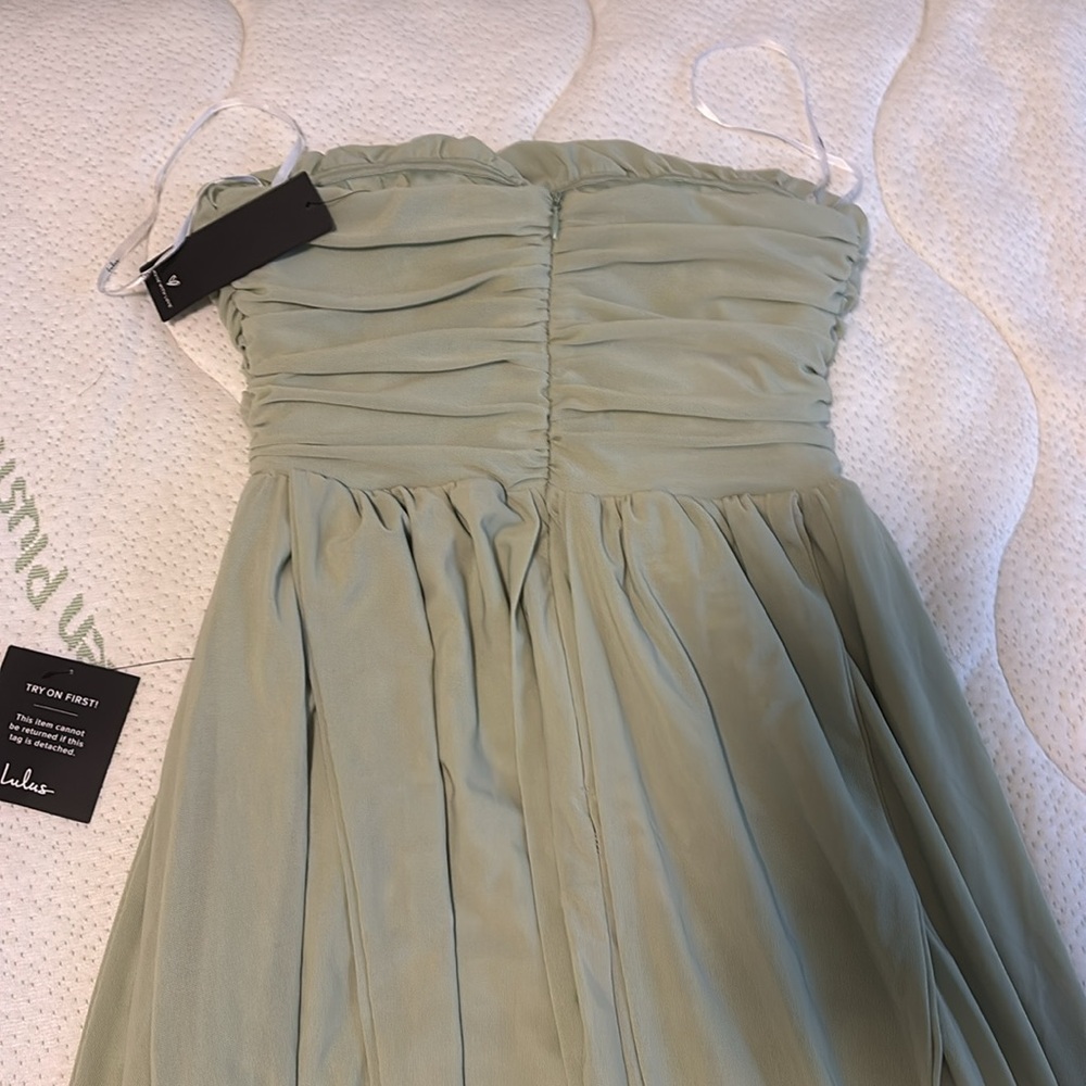 Lulus NWT Strapless Full Length Dress - Picture 5 of 11
